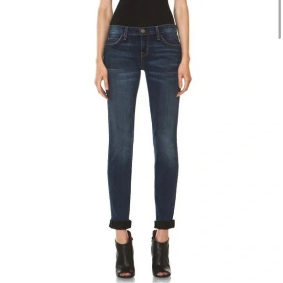 Current Elliot The Rolled Skinny in Black Love Size 31 - Picture 1 of 6